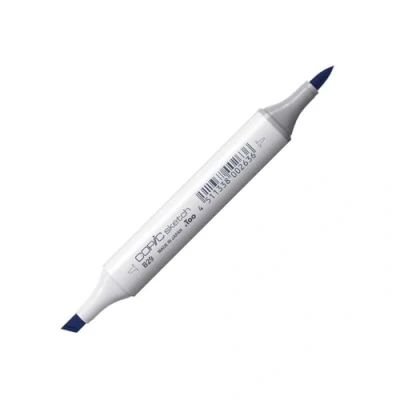 Image de COPIC Sketch B29, Ultramarine, Twin Marker avec Une Pointe mi Large et Brush