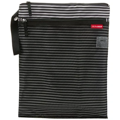 Image de Skip Hop Sac étanche à l&#039;eau, Grab &amp; Go, Rayures Noires et Blanches