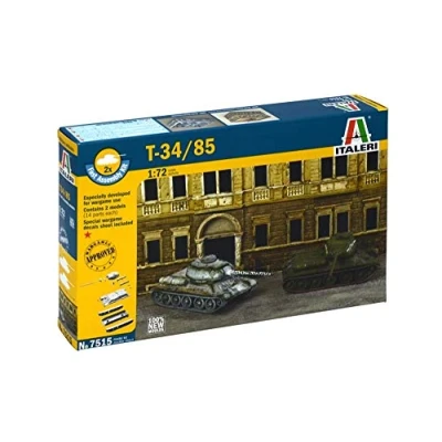 Image de Italeri I7515 Maquette Chars d&#039;assaut T 34/85 X2 Echelle 1:72