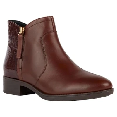 Image de Geox Felicity Boots à talons, Femme, Taille: 41, Braun Cuir