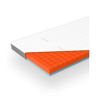 Image de Genius eazzzy surmatelas cube de qualité supérieure, 160 x 200 cm, hauteur 9 ergonomique, réversible 2 en 1, avec côté ferme et doux, housse maille respirante, passants d&#039;angle,