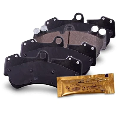 Image de BESTPRICE Jeu de plaquettes frein avant, 4 pièces, Compatible avec PORSCHE CAYENNE (9PA), VW TOUAREG (7LA, 7L6, 7L7)