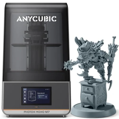Image de ANYCUBIC Photon Mono M7 Imprimante 3D Résine, Écran 10.1&#039;&#039; 14K HD avec COB LighTurbo 3.0, Impression Rapide 150mm/h, Résine Intelligente, Volume de Construction 8.77&#039;&#039;x4.96&#039;&#039;x9.05&#039;&#039;