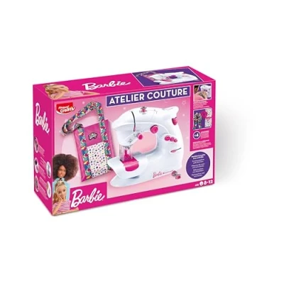 Image de Maped Creativ Atelier Couture Machine à Coudre Barbie avec 4 Réalisations Créer Kit Complet pour Débutants, Système de Sécurité A Partir 8 Ans Licence Officielle