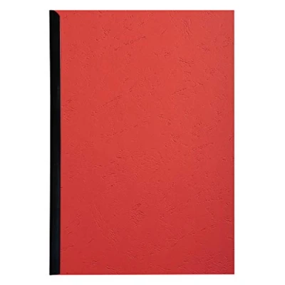Image de EXACOMPTA Paquet 100 plat de couverture A4 FOREVER, grain cuir 270g, coloris rouge