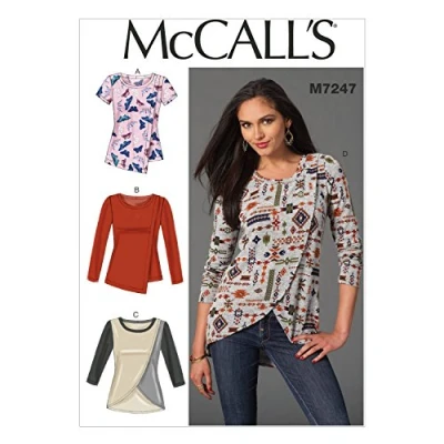 Image de McCall&#039;s Patterns Mc7247e5 Tailles 14/16/18/20/22 Patrons de Hauts