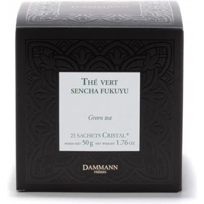 Image de Thé vert Sencha Fukuyu de Dammann Frères 25 sachets Cristal poids net 50 g
