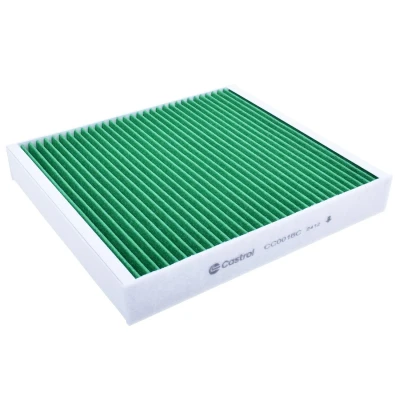 Image de Castrol filters CC0016C Filtre d&#039;habitacle à charbon actif, avec effet antibactérien 256mm 224mm 36mm SKODA: Fabia 2, III 5 portes