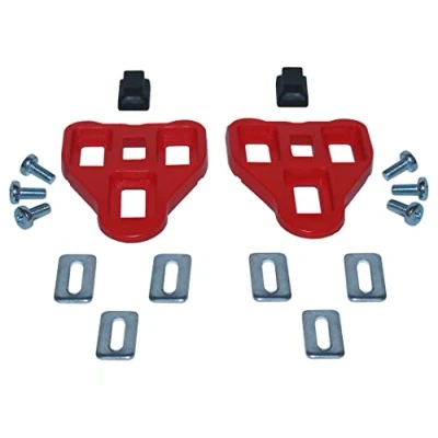 Image de cyclingcolors cale vélo Compatible Look Delta Rouge 9 Cales Chaussure Route Course VTT Automatique