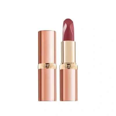 Image de L&#039;Oreal Paris Rouge à lèvres Color Riche Les Nus Satin, 177 Authentic, durable et nourrissant, enrichi en huile d&#039;argan vitamine E.