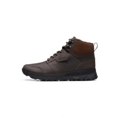 Image de Clarks Bottes de neige, Homme, Taille: 43, Brown wlined lea Cuir