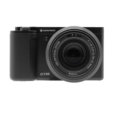 Image de AGFAPHOTO Realishot C130 Appareil Photo Numérique Compact, Capteur CMOS, Ouverture f/1.8 2.6, ISO 100 3200, Autofocus, Écran LCD, Mémoire Externe SD, Batterie Rechargeable Noir Neuf