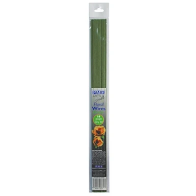 Image de PME FW18 Set de 50 Fils pour Fleurs, Métal, Vert, 0.1 x 36 cmFW18