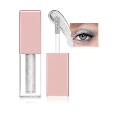 Image de Fard à paupières Liquide Scintillant,Fard Pailleté,Paillettes Yeux Maquillage,Fard longue durée Liquide,brillant Ombre imperméable（01 Diamant blanc）