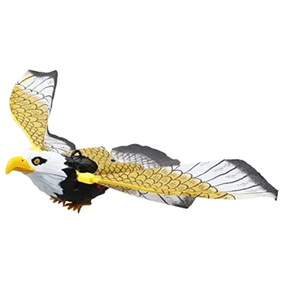 Image de Kongque Jouets pour Chat Oiseau Volant Chats d&#039;intérieur,Jouet Volant,Oiseau électrique Rotatif Amusant Jouet Chats, interactif