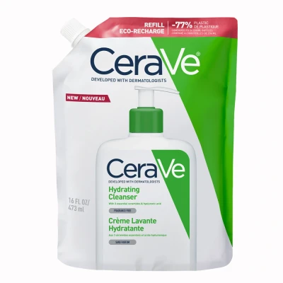 Image de CeraVe Crème Lavante Hydratante Recharge 473 ml