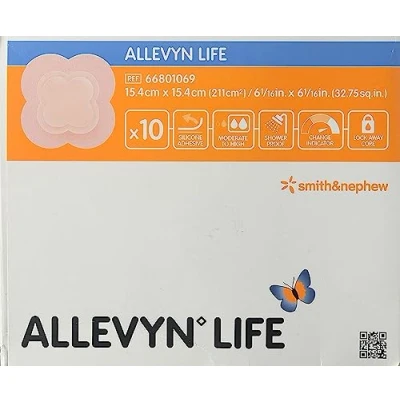 Image de Smith &amp; Nephew Allevyn Life 15,4 x Pack 10 Pansement