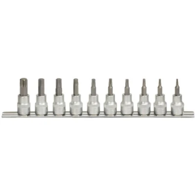 Image de KS TOOLS 911.3935 Jeu de douilles Torx Acier chrome vanadium 3/8 à tête carrée