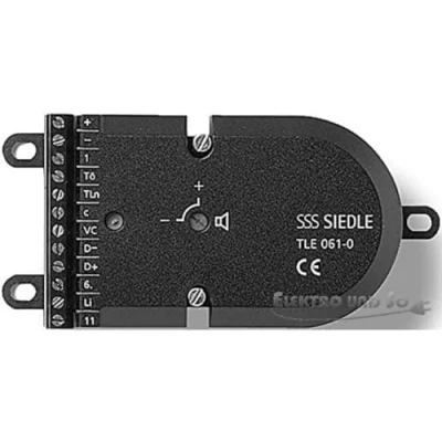Image de Altavoz Siedle TLE 061 01 Black Porte Haut Parleur en Forme de Colonne Noir