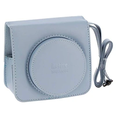 Image de Etui appareil photo FUJI Intax Square Bleu Glacier Simili cuir Pour SQ1