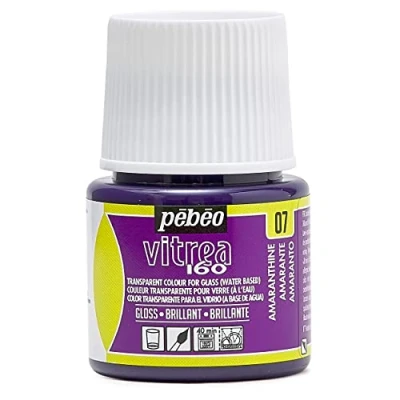 Image de PEBEO Peinture sur Verre Transparante Vitrea 160C Violet Amarante 45 ML