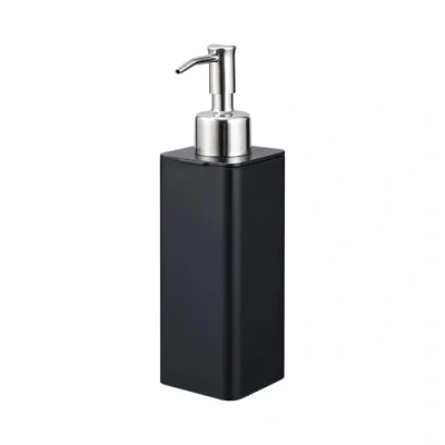 Image de Yamazaki 4830 Tower Distributeur Slim, Noir, Résine ABS, Minimaliste, 5.5 x 7 19.5 c m