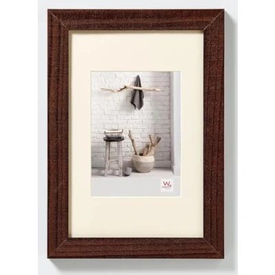 Image de walther design cadre photo noyer 30 x 40 cm avec passe partout, Home en bois HO040N