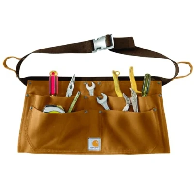 Image de Carhartt Ceinture à outils A09 Firm Duck Half Apron, couleur : marron, taille XL