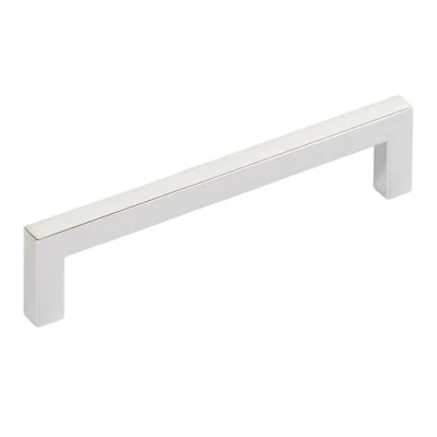 Image de SO TECH® Poignée de Meuble pour Armoire E8 vrai Acier Inox Poli Miroir Entraxe 128 mm