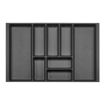 Image de ORGA BOX 2 Range couverts Profondeur : 461 x Largeur 709 mm anthracite avec structure Canvas pour tiroir Nobilia/Noblessa de 80 jusqu&#039;à 07/2012