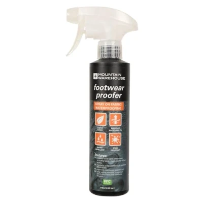 Image de Mountain Warehouse Imperméabilisant Chaussures 275 ML Protecteur de Universel, Application au Pistolet, Effet Respirant &amp; Hydrofuge Unique Taille