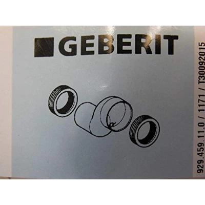 Image de Geberit Set manchon de chasse pour wC suspendu, déporté 7 cm : blanc alpin (131.108.11.1)