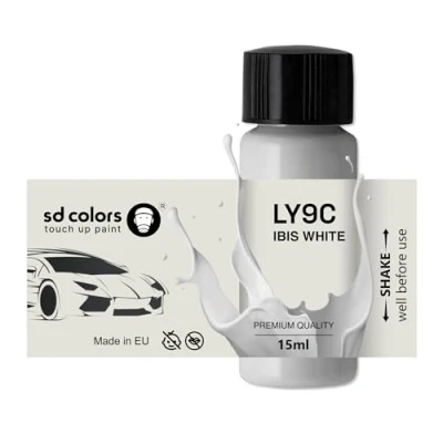 Image de SD COLORS IBIS LY9C Peinture de retouche pour rayures et écaillage Blanc 15 ML
