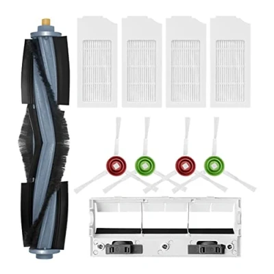 Image de Tsadeer Remplacement pour ECOVACS DEEBOT T10 Turbo Robot Aspirateur PièCes de Rechange Accessoires Brosse Principale LatéRale Filtre Hepa