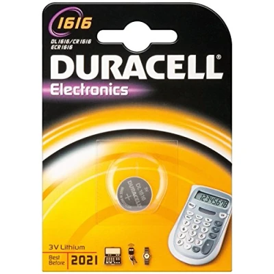 Image de 2 piles Duracell 1616 Lithium (2 ampoules de 1 batterie)
