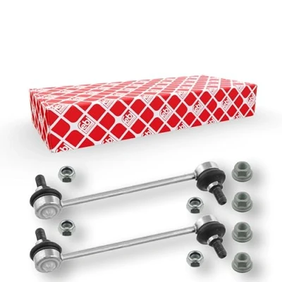 Image de FEBI BILSTEIN 24863 Kit de réparation, barre couplage stabilisatrice Essieu avant gauche, droit avec écrou autobloquant