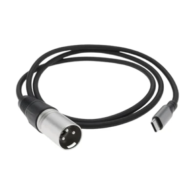 Image de LT Easiyl Câble de Sortie USB C vers XLR Mâle 16 Bits/44,1 KHz pour Amplificateur Haut Parleur Console Mixage (1M)