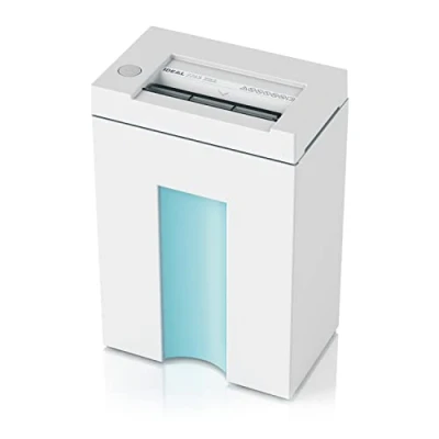 Image de IDEAL 2265 Destructeur de documents, niveau sécurité P 4, coupe croisée 3x25 mm, capacité 6 feuilles, corbeille 20L, conforme RGPD, détruit aussi les cartes crédit, trombones/agrafes
