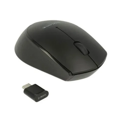 Image de Souris sans fil DeLOCK Mini 3 boutons USB Type C 2.4 GHz Optique
