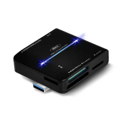 Image de ADVANCE CR 008U3 lecteur de carte mémoire USB 3.2 Gen 1 (3.1 1) Noir Neuf