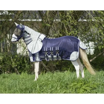 Image de QHP Couverture anti mouches Falabella Bleu 65 cm