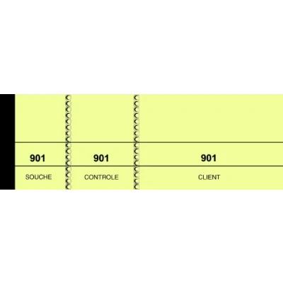 Image de ELVE Bloc passe partout 100 feuillets JAUNE 50X150 (par 10)