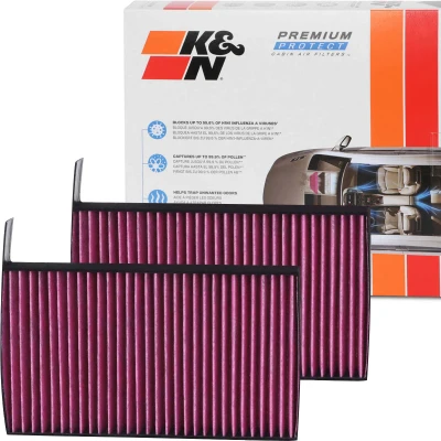 Image de K&amp;N Filters DVF5079 Filtre d&#039;habitacle à charbon actif 242 30 carré(e) TESLA: Model 3, Y
