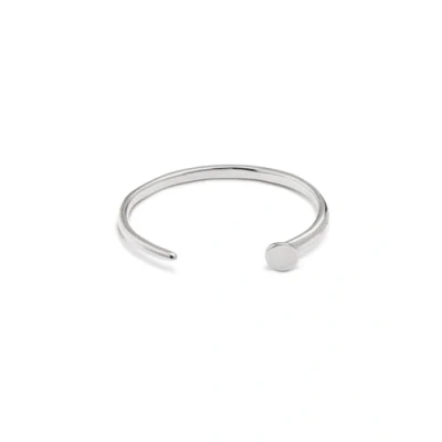Image de Bracelet plaqué Or 18 carats en forme de clou, taille unique, jaune, Pas gemme