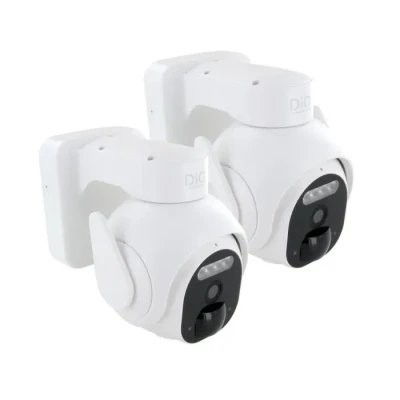 Image de Caméras extérieures DIO CONNECTED HOME Lot de 2 Rotatives Batterie 3MP