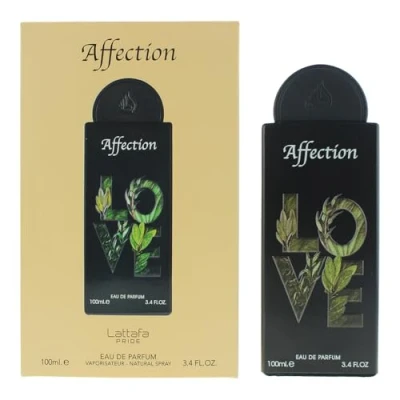 Image de Eau de Parfum Affection Lattafa 100 ml Mixte Muguet, Jasmin, Framboise, Lacté, Pistache, Noisette, Bourgeons Cassis