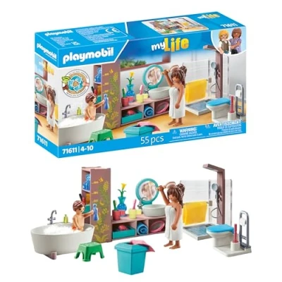 Image de Salle de bains avec douche et baignoire