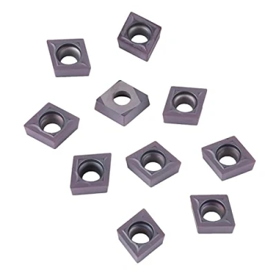 Image de 10 PCS Inserts CNC en carbure CCMT09T304 VP15TF Outil de tournage Avec boîte pour matériaux souples