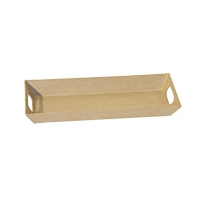 Image de Décopatch AC325Opack Un lot de 5 supports en papier brun mâché 11x26x3 cm, plateau rectangulaire