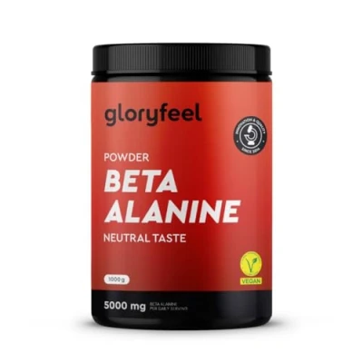 Image de Beta alanine en poudre 1000g 5000mg par portion Pré workout pendant 7 mois Acide aminé végan à haute dose +99% pure, sans additifs &amp; saveur neutre Qualité testée laboratoire
